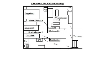 Ferienhaus mit 1 Schlafzimmer