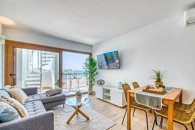 Apartment direkt am Strand mit Meerblick