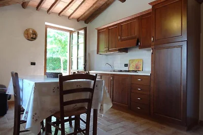 Wohnung in Volterra mit Garten