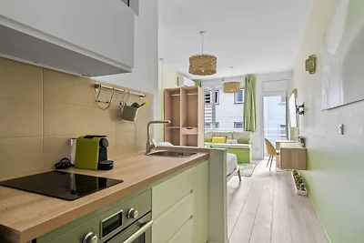 Centraal appartement met terras