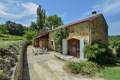 Traditionelles Ferienhaus in Loubejac mit...