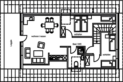 Ferienhaus in Deutschland mit Terrasse