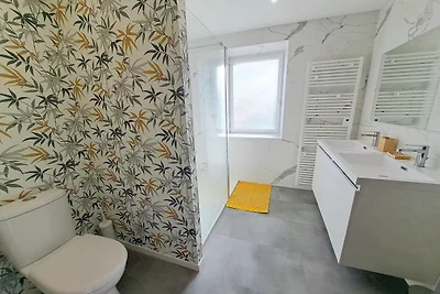 Ferienhaus in der Bretagne mit Meerblick