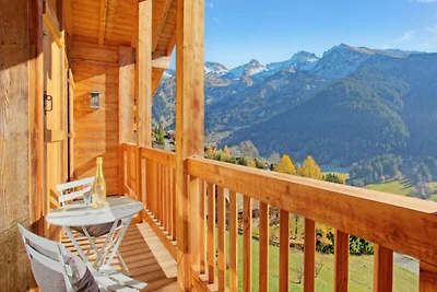 Chalet in La Clusaz mit Panoramablick