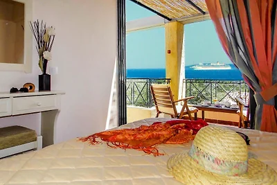 Wohnung in Barbati mit Meerblick