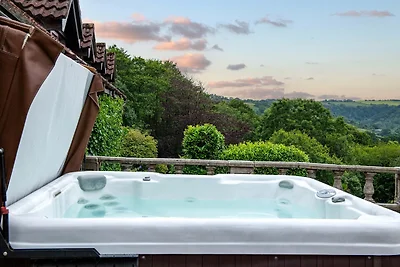 Scheunen-Ferienhaus mit Whirlpool