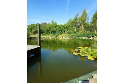 Naturhäuschen mit Teich