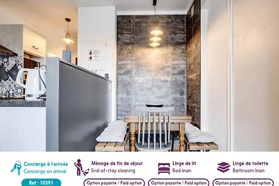 Ferienwohnung für 4 Personen – Strand 250 m e...