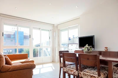 Apartment mit Meerblick in Sanxenxo in der Nä...