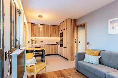 Apartment in Les Arcs mit Spa und Blick auf d...