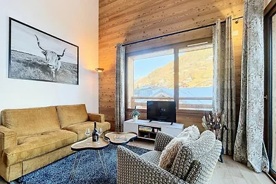 Apartment in Morzine mit Blick auf die Alpen
