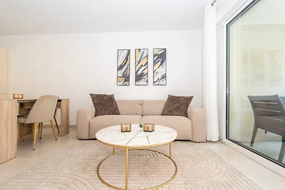 Moderne 1-Zimmer-Wohnung, 2 Terrassen, Parkpl...