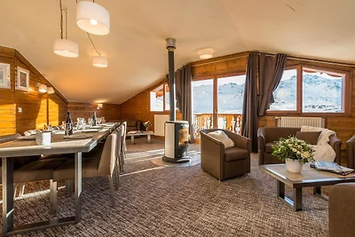 Rustieke skihut voor 10 personen