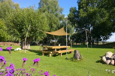 Ferienhaus mit Kamin am Achterwasser in Lütow