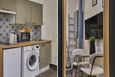 Ruime studio Centrum van Parijs/Montmartre