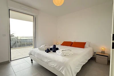 Appartement aan zee in Valras-Plage