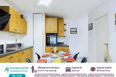 Wohnung in Val André mit Meerblick