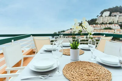 Apartment an der Costa Brava mit Meerblick