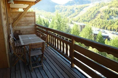 Apartment in Isola 2000 mit Skizugang