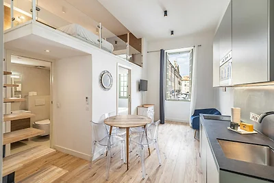 A/C Mezzanine Apt 2BR/4P - Place Garibaldi