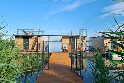 Confortevole casa sull'acqua per 2 persone.