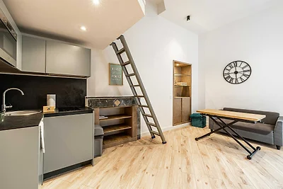 A/C Mezzanine Apt 1BR/2P - Place Garibaldi