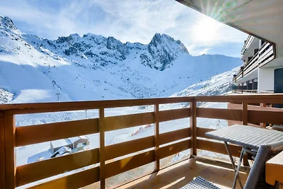 Apartment in La Mongie mit Zugang zu den...