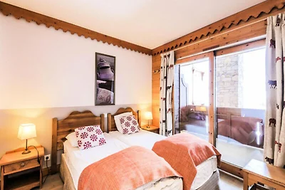 Apartment in La Plagne mit Blick auf den Mont...