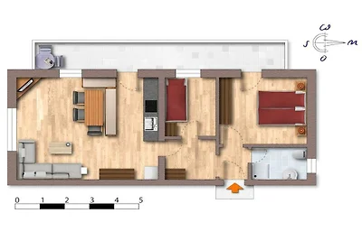 Untersberg in het Thiele-huis