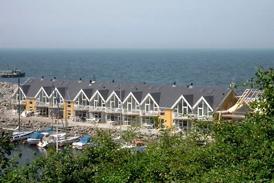Panoramablick auf das Meer in Hasle