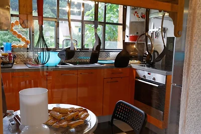 Holzhaus in Saint-Quirin mit nordischem Bad