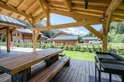 Chalet in Grassonnets mit Mont-Blanc Blick