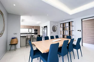 Villa a Saint-François con piscina a sfioro