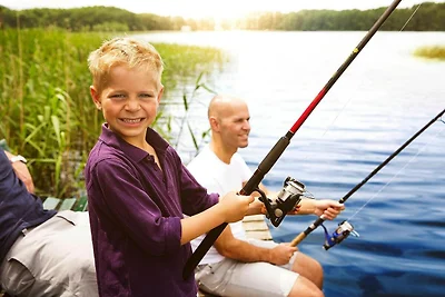 Vakantiehuis met sauna op vakantiepark Mirow
