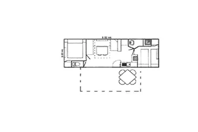Vakantiehuis met 1 slaapkamer