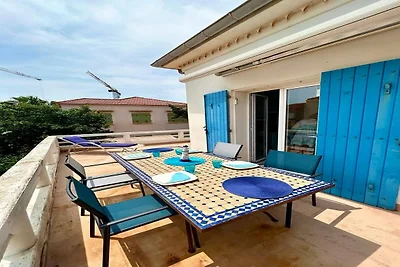 Strandwohnung, Schlafmöglichkeiten für 6