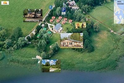 Ferienhaus mit Kamin am Achterwasser in Lütow