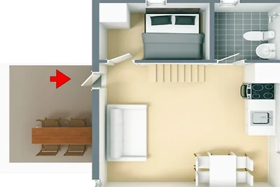 5 persone casa vacanze parco a Kruså