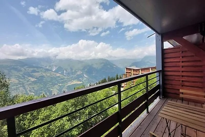 Ferienhaus mit Blick auf den Mont Blanc