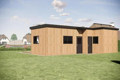 Schönes Chalet am Wasser in Friesland