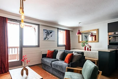 Wohnung in Val Thorens mit Ski-In Zugang