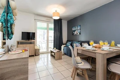 Cabine met 3 kamers 6 personen