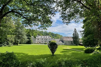 Kasteel in Ferrières met Vijvertuin