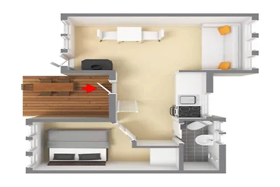 5 persone casa vacanze parco a Kruså