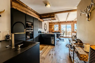 Apartment in Les Gets mit Sauna und Aussicht