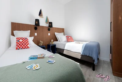 Schilderachtige duplex-oase voor 6 personen