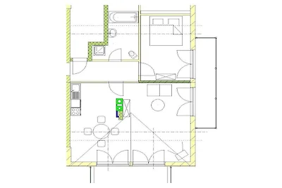 Apartament wakacyjny z 1 sypialnią