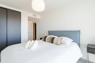 Moderne Maisonette mit Terrasse mit Meerblick