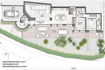 Luxe appartement met ruim terras