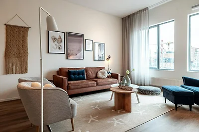 Schönes Apartment mit Blick auf den Hafen.